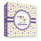 Girls Space Themed 3 Ring Binders - Full Wrap - 3" - FRONT