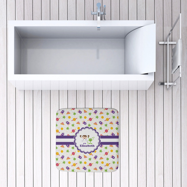 Girls Space Themed 48x48 Foam Memory Mat - LIFESTYLE