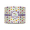 Girls Space Themed 8" Drum Lampshade - FRONT (Fabric)
