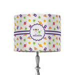 Girls Space Themed 8" Drum Lamp Shade - Fabric (Personalized)