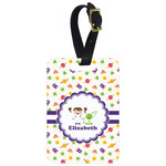 Girls Space Themed Metal Luggage Tag w/ Name or Text