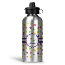 Girls Space Themed Water Bottles - 20 oz - Aluminum (Personalized)