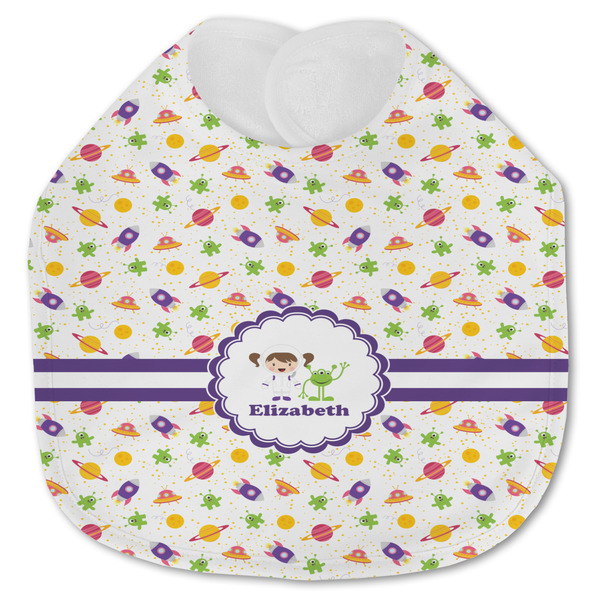 Girls Space Themed Baby Bib - AFT closed