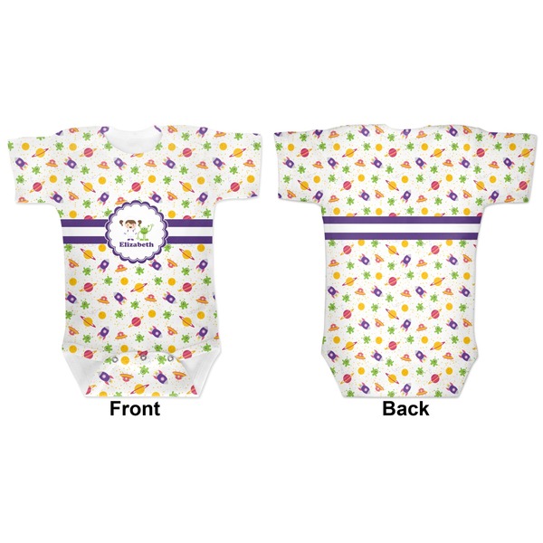 Girls Space Themed Baby Bodysuit Approval
