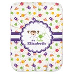 Girls Space Themed Baby Swaddling Blanket (Personalized)