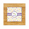 Girls Space Themed Bamboo Trivet with 6" Tile - FRONT