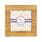 Girls Space Themed Bamboo Trivet with Ceramic Tile Insert (Personalized)