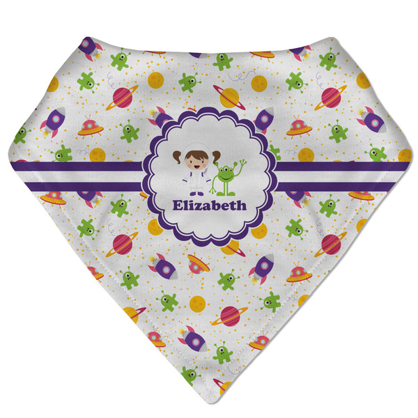 Custom Girls Space Themed Bandana Bib (Personalized)
