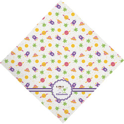 Girls Space Themed Dog Bandana Scarf w/ Name or Text