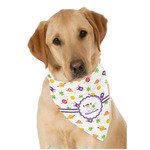 Girls Space Themed Dog Bandana Scarf w/ Name or Text