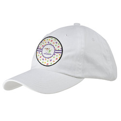 Girls Space Themed Baseball Cap - White (Personalized)