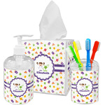 Girls Space Themed Acrylic Bathroom Accessories Set w/ Name or Text