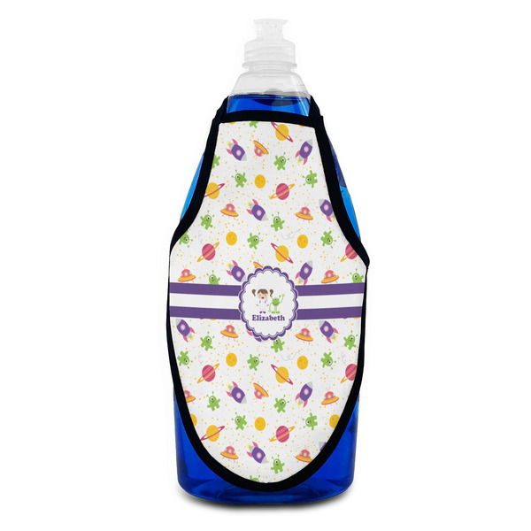 Girls Space Themed Bottle Apron - Soap - FRONT