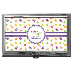 Girls Space Themed Business Card Case