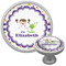 Girls Space Themed Cabinet Knob (Silver) (Personalized)