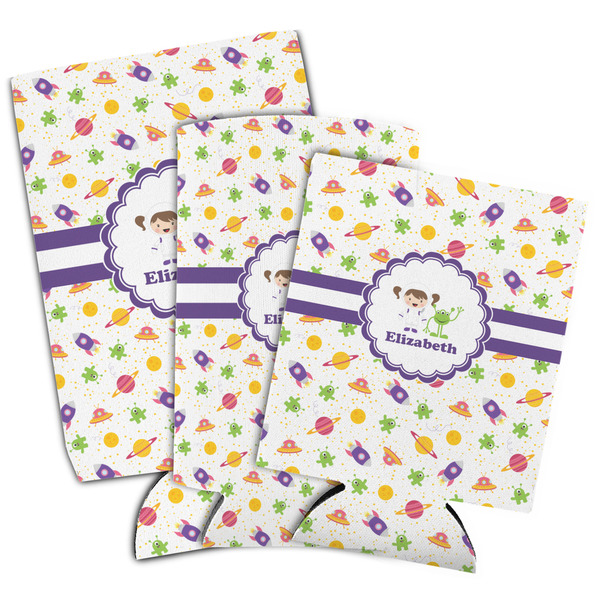 Girls Space Themed Can Coolers - PARENT/MAIN