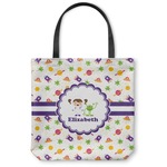 Girls Space Themed Canvas Tote Bag (Personalized)