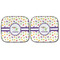 Girls Space Themed Car Sun Shades - FRONT