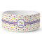 Girls Space Themed Ceramic Dog Bowl (Personalized)