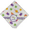 Girls Space Themed Cloth Napkins - Personalized Dinner (Folded Four Corners)
