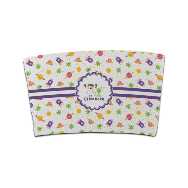 Custom Girls Space Themed Coffee Cup Sleeve (Personalized)