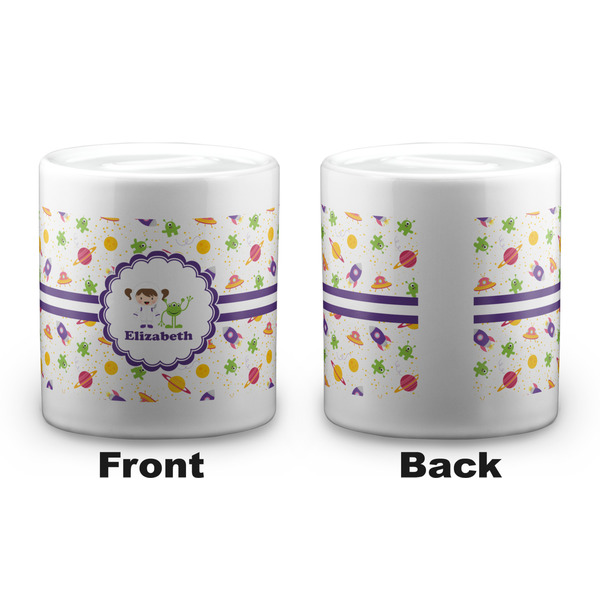 Girls Space Themed Coin Bank - Apvl