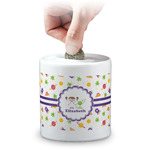 Girls Space Themed Coin Bank (Personalized)