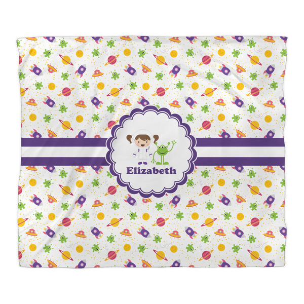 Girls Space Themed Comforter - King - Front