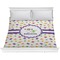 Girls Space Themed Comforter - King (Personalized)