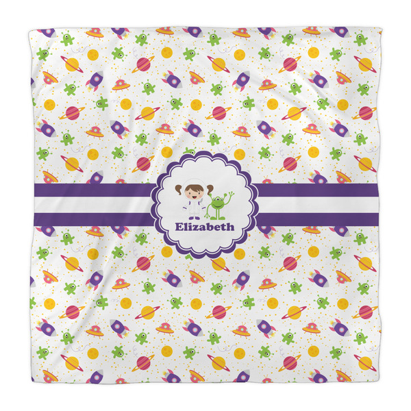 Girls Space Themed Comforter - Queen - Front