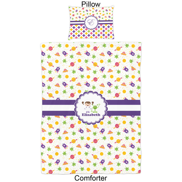 Girls Space Themed Comforter Set - Twin - Approval