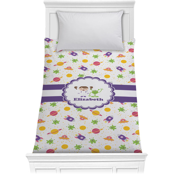 Girls Space Themed Comforter (Twin)