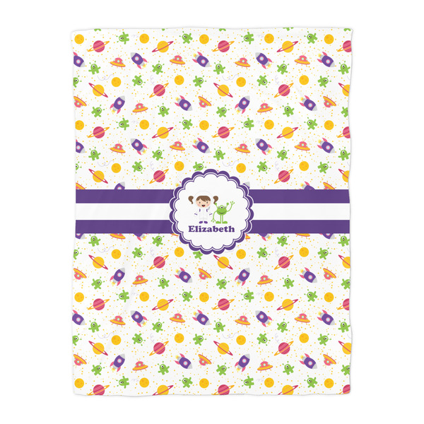 Girls Space Themed Comforter - Twin - Front