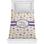 Girls Space Themed Comforter - Twin (Personalized)
