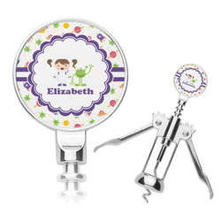 Girls Space Themed Corkscrew (Personalized)