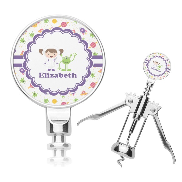 Custom Girls Space Themed Corkscrew (Personalized)