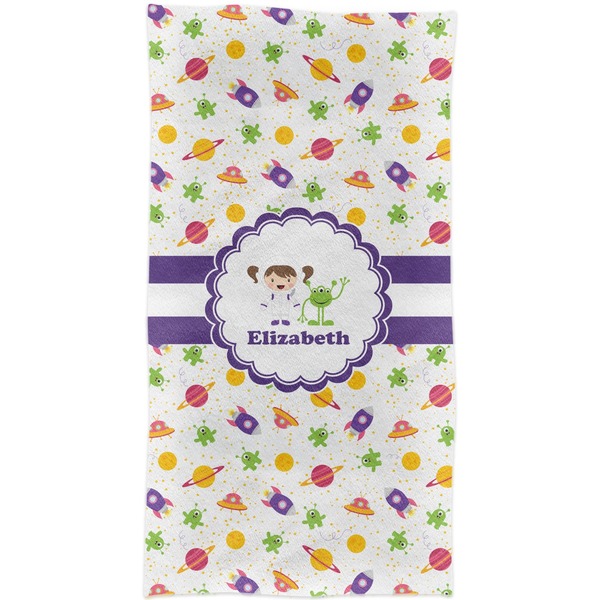 Girls Space Themed Crib Comforter/Quilt - Apvl