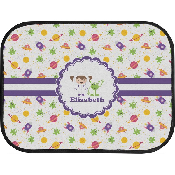 Girls Space Themed Custom Car Floor Mats (Back Seat)