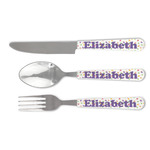 Girls Space Themed Cutlery Set (Personalized)