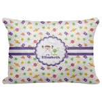 Girls Space Themed Decorative Baby Pillowcase - 16"x12" (Personalized)