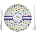 Girls Space Themed 10" Glass Lunch / Dinner Plates - Single or Set (Personalized)