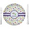 Girls Space Themed 10" Glass Lunch / Dinner Plates - Single or Set (Personalized)