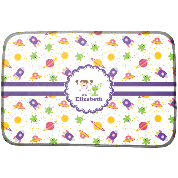 Custom Girls Space Themed Dish Drying Mat (Personalized)