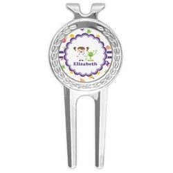Girls Space Themed Golf Divot Tool & Ball Marker (Personalized)