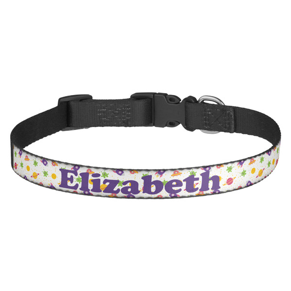 Custom Girls Space Themed Dog Collar (Personalized)