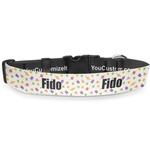 Girls Space Themed Deluxe Dog Collar (Personalized)