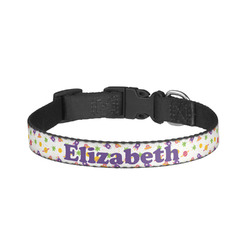 Girls Space Themed Dog Collar - Small (Personalized)