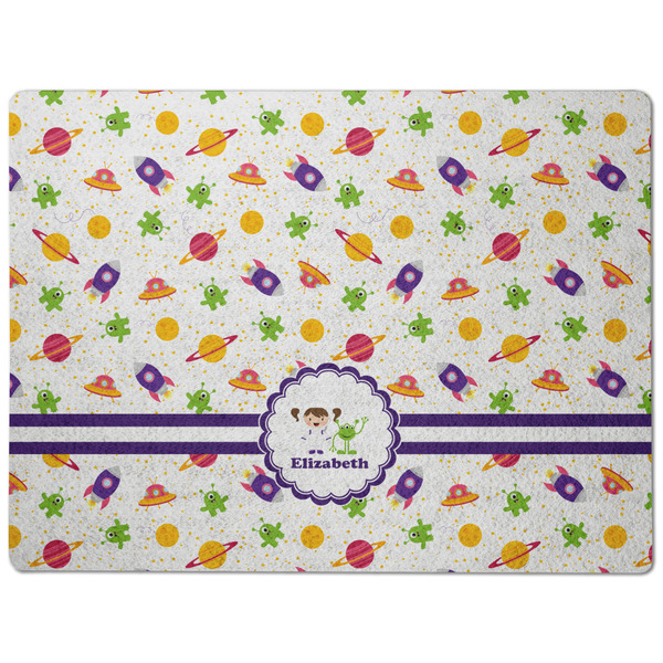 Girls Space Themed Dog Food Mat - Medium without bowls