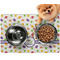 Girls Space Themed Dog Food Mat - Small LIFESTYLE