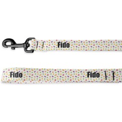 Girls Space Themed Dog Leash - 6 ft (Personalized)